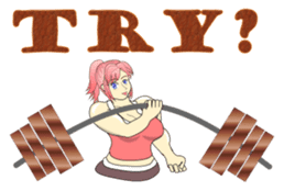 Beautiful Muscle Girl sticker #5932197