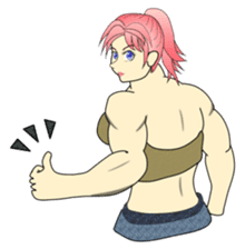 Beautiful Muscle Girl sticker #5932199