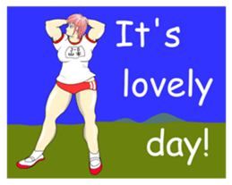 Beautiful Muscle Girl sticker #5932209