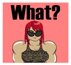 Beautiful Muscle Girl sticker #5932211