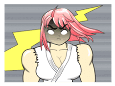 Beautiful Muscle Girl sticker #5932216