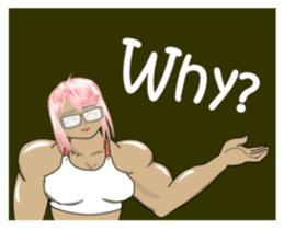 Beautiful Muscle Girl sticker #5932226