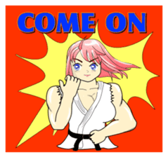 Beautiful Muscle Girl sticker #5932230