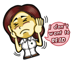 Jaidee love to chat English sticker #6035592