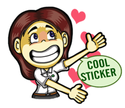 Jaidee love to chat English sticker #6035616