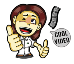 Jaidee love to chat English sticker #6035617