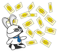 The Rich Rabbit sticker #6102129