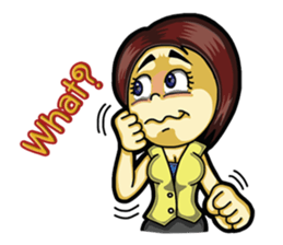 Jaidee Office Worker English sticker #6153024