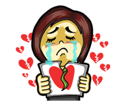 Jaidee Office Worker English sticker #6153027