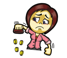 Jaidee Office Worker English sticker #6153029