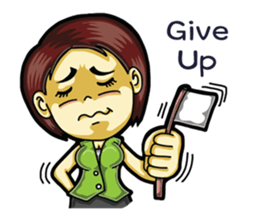 Jaidee Office Worker English sticker #6153053