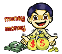 Undaa Office Worker English sticker #6153390