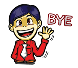 Undaa Office Worker English sticker #6153392