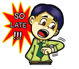 Undaa Office Worker English sticker #6153396