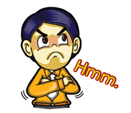 Undaa Office Worker English sticker #6153401