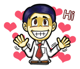 Undaa Office Worker English sticker #6153415