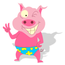 Puffy Pig sticker #6229848