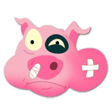 Puffy Pig sticker #6229849
