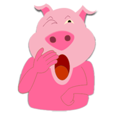 Puffy Pig sticker #6229850