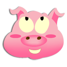 Puffy Pig sticker #6229854