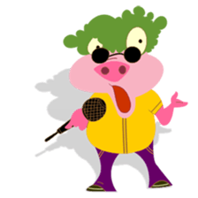 Puffy Pig sticker #6229856