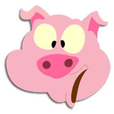 Puffy Pig sticker #6229857