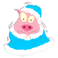 Puffy Pig sticker #6229862