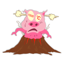 Puffy Pig sticker #6229866