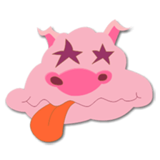 Puffy Pig sticker #6229872