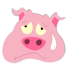 Puffy Pig sticker #6229873