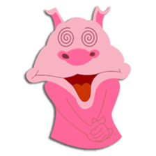 Puffy Pig sticker #6229874