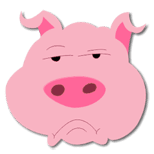 Puffy Pig sticker #6229876