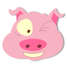 Puffy Pig sticker #6229878