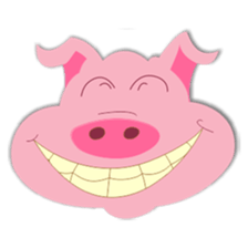 Puffy Pig sticker #6229880