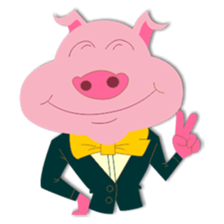 Puffy Pig sticker #6229881