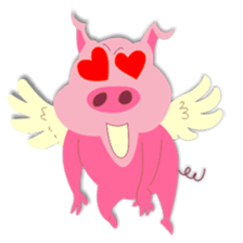 Puffy Pig sticker #6229882