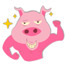 Puffy Pig sticker #6229884