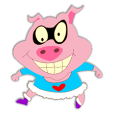 Puffy Pig sticker #6229885