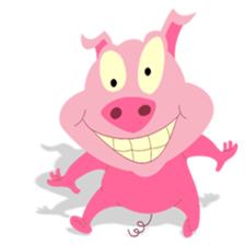 Puffy Pig sticker #6229887