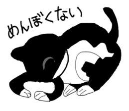 silver cat punch sticker #6236607
