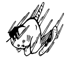 Peach Hobbit sticker #6280356