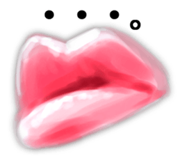 Pink lips! sticker #6311996