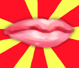 Pink lips! sticker #6311999