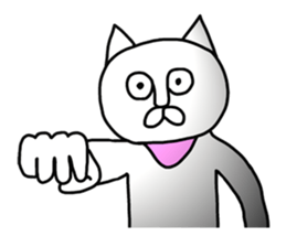 Vulgar Cat-ish guy 2 sticker #6350797