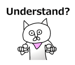 Vulgar Cat-ish guy 2 sticker #6350818