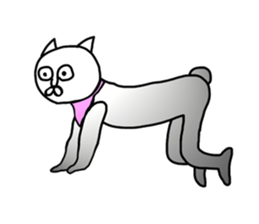 Vulgar Cat-ish guy 2 sticker #6350831