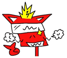 Dynamic oxen sticker #6399155