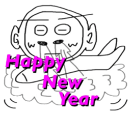 Akeomesaru sticker #6400561