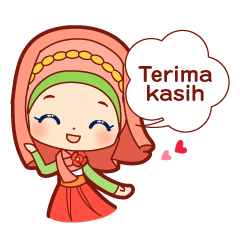 Girls' Everyday Stickers (in Indonesian)