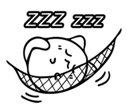 white cat beautiful life sticker #6556115